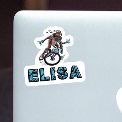 Elisa Sticker Biker Image