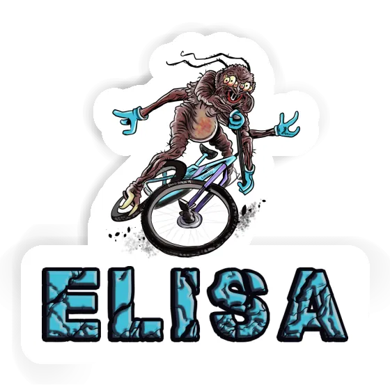 Elisa Sticker Biker Notebook Image