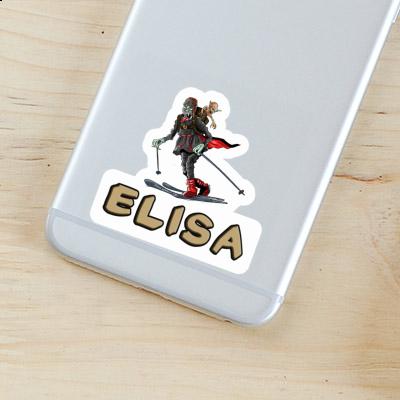 Telemarker Sticker Elisa Laptop Image