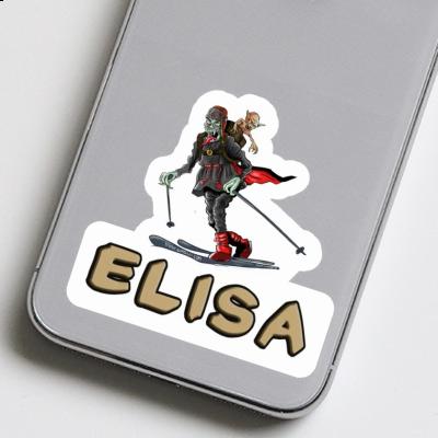 Elisa Aufkleber Telemarker Laptop Image