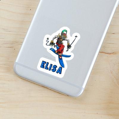 Sticker Elisa Skier Gift package Image