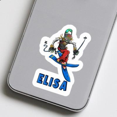 Sticker Elisa Skier Gift package Image