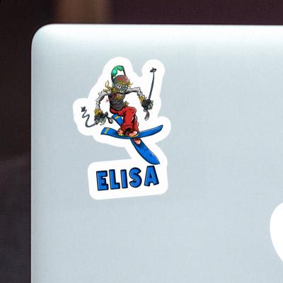 Aufkleber Elisa Skifahrer Laptop Image