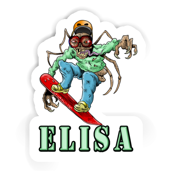 Sticker Elisa Boarder Laptop Image