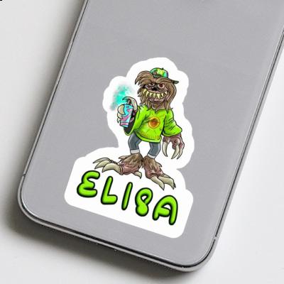 Elisa Sticker Sprayer Notebook Image