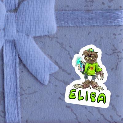 Elisa Sticker Sprayer Notebook Image