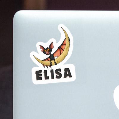 Bat Sticker Elisa Laptop Image