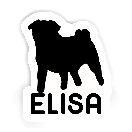 Pug Sticker Elisa Gift package Image