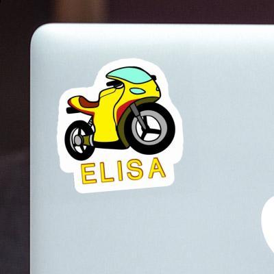 Elisa Sticker Motorcycle Notebook Image