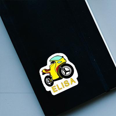 Elisa Sticker Motorcycle Laptop Image