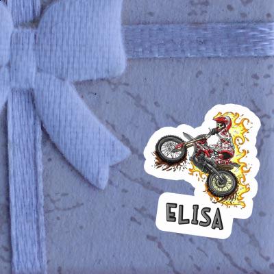 Elisa Sticker Motocrosser Image