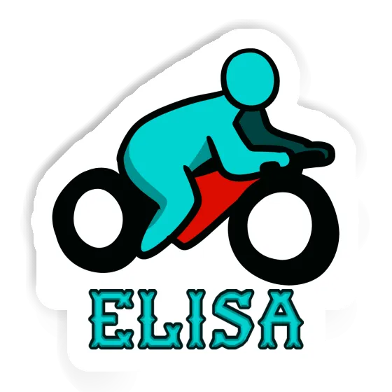 Sticker Elisa Motorbike Driver Gift package Image