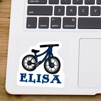 Sticker Mountain Bike Elisa Laptop Image