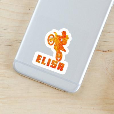 Sticker Elisa Motocross Rider Image