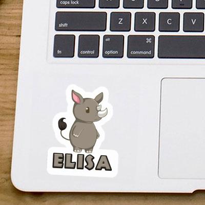 Sticker Elisa Nashorn Gift package Image