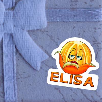 Elisa Sticker Orange Gift package Image