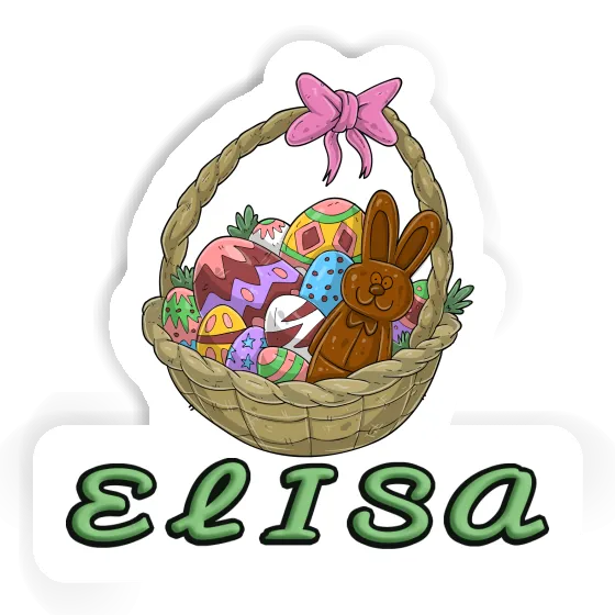 Sticker Easter basket Elisa Gift package Image