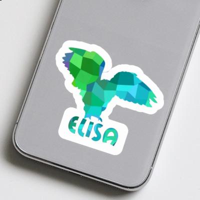 Sticker Owl Elisa Laptop Image