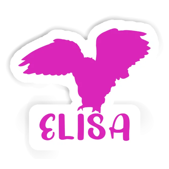 Sticker Owl Elisa Laptop Image