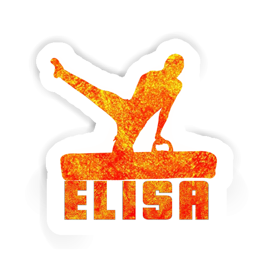 Sticker Gymnast Elisa Laptop Image