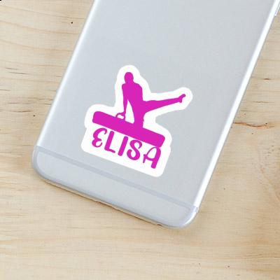 Sticker Elisa Gymnast Image