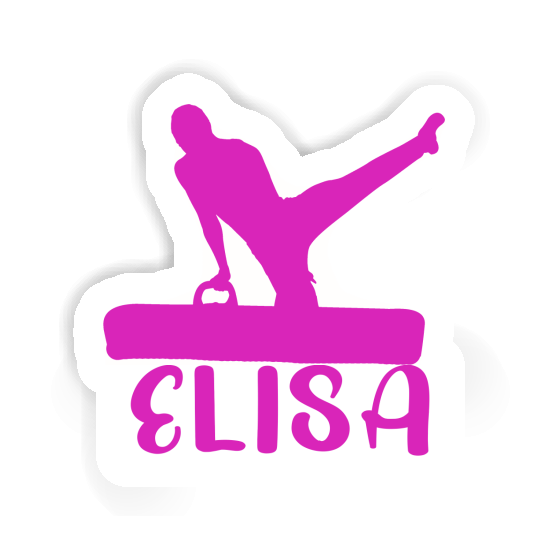 Sticker Elisa Gymnast Laptop Image