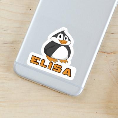 Elisa Sticker Fat Penguin Notebook Image