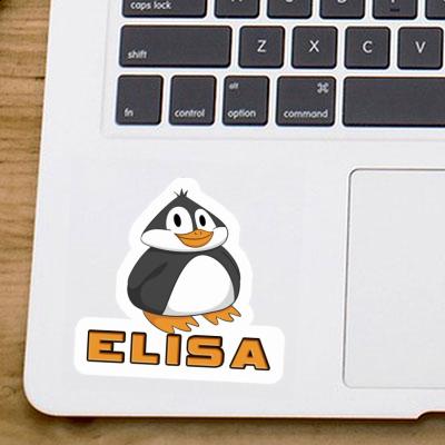 Elisa Sticker Fat Penguin Notebook Image