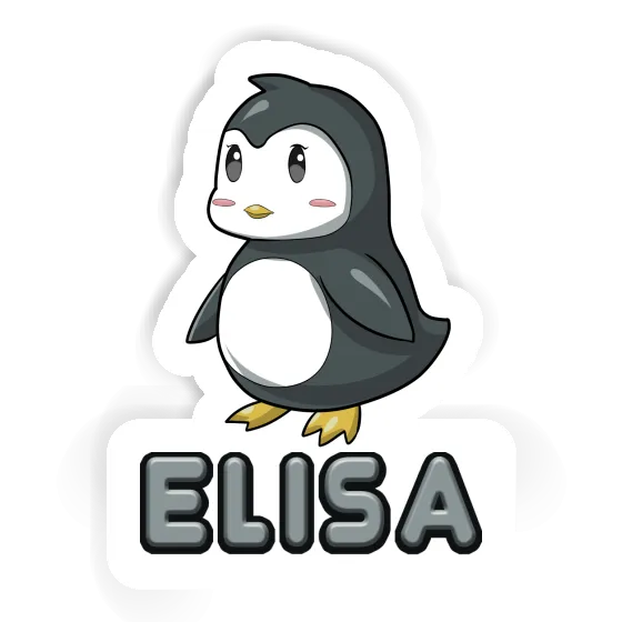 Sticker Penguin Elisa Notebook Image