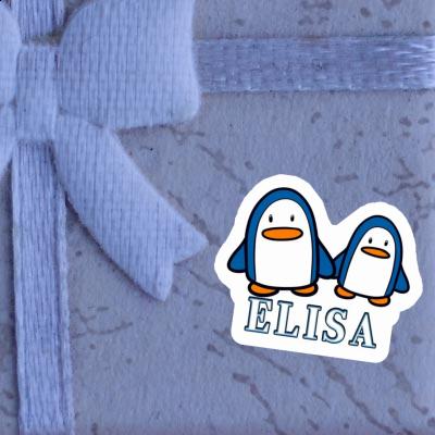 Elisa Sticker Penguin Laptop Image