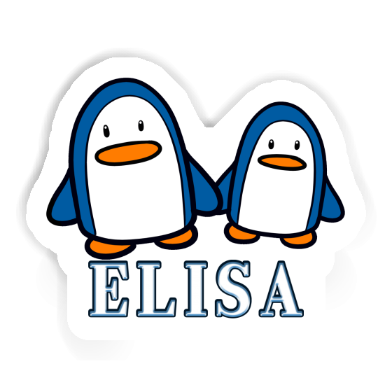 Elisa Sticker Penguin Notebook Image