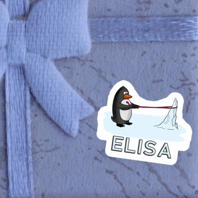 Sticker Elisa Penguin Gift package Image