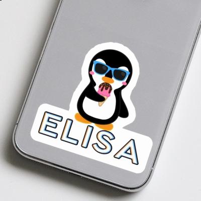 Elisa Sticker Penguin Laptop Image