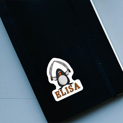 Elisa Sticker Sword Notebook Image