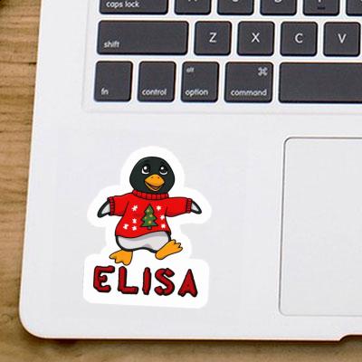 Sticker Elisa Christmas Penguin Image