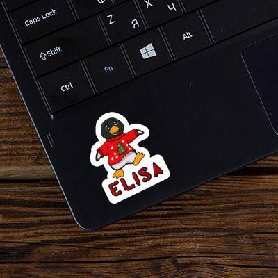 Sticker Elisa Christmas Penguin Image