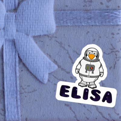 Elisa Sticker Astronaut Laptop Image