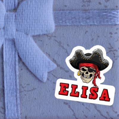 Sticker Pirate-Head Elisa Image