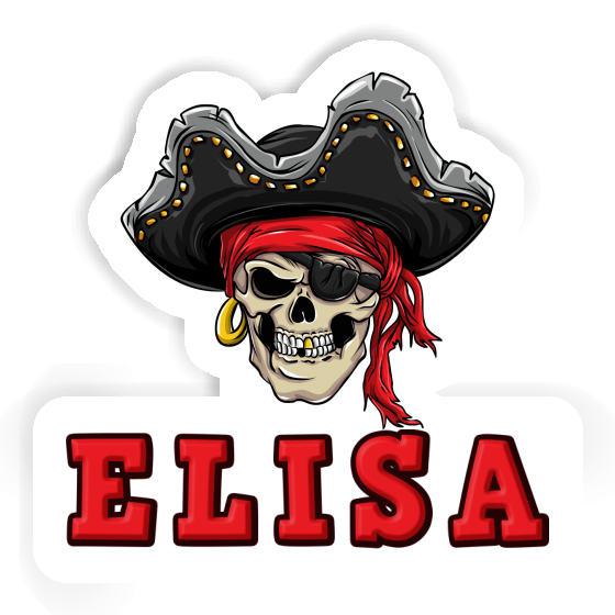 Sticker Pirate-Head Elisa Image