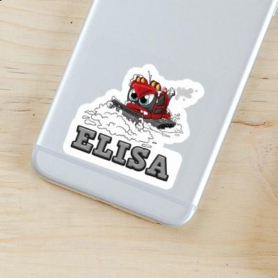 Snow groomer Sticker Elisa Notebook Image