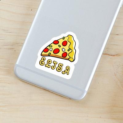 Elisa Sticker Pizza Laptop Image