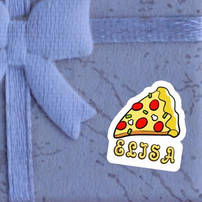 Elisa Sticker Pizza Notebook Image