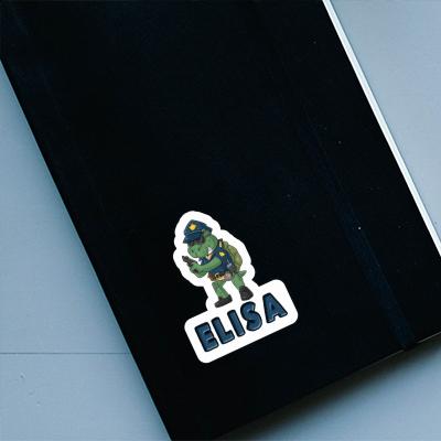 Sticker Elisa Polizist Gift package Image