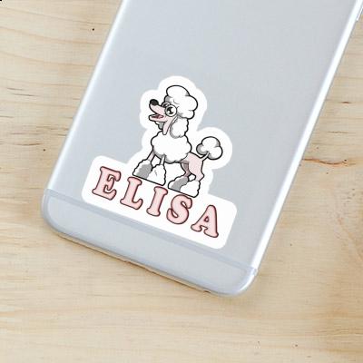 Elisa Sticker Poodle Laptop Image