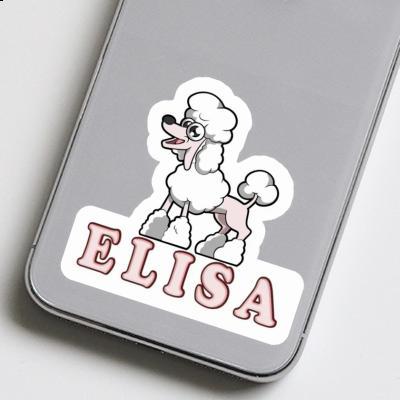 Elisa Sticker Poodle Notebook Image