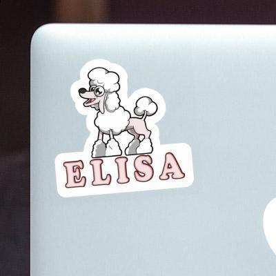 Elisa Sticker Poodle Notebook Image