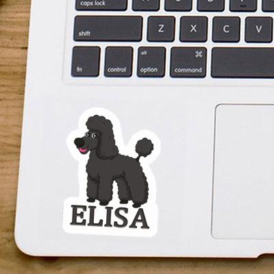 Sticker Elisa Poodle Notebook Image