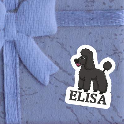 Poodle Sticker Elisa Laptop Image