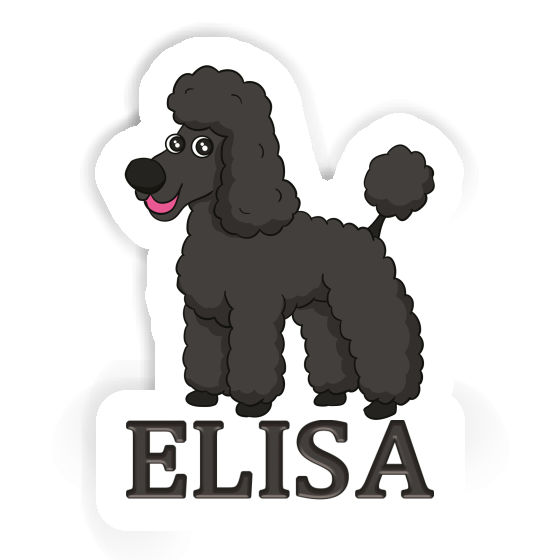 Poodle Sticker Elisa Gift package Image