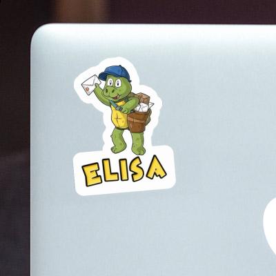 Postbote Sticker Elisa Laptop Image